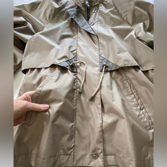 Mariel 80’s/90’s Vintage Raincoat Taupe Size Small - Picture 8 of 15